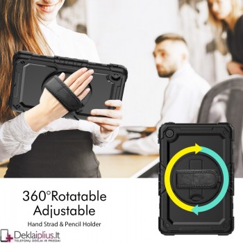 Smūgiams atsparus 360 dėklas su dirželiu (Lenovo tab m10 plus 10.6 (3rd gen) (TB128XU-ZAAJ0145PL-ZAAN0113SE) Smūgiams atsparus 360 dėklas su dirželiu (Lenovo tab m10 plus 10.6 (3rd gen) (TB128XU-ZAAJ0145PL-ZAAN0113SE)
